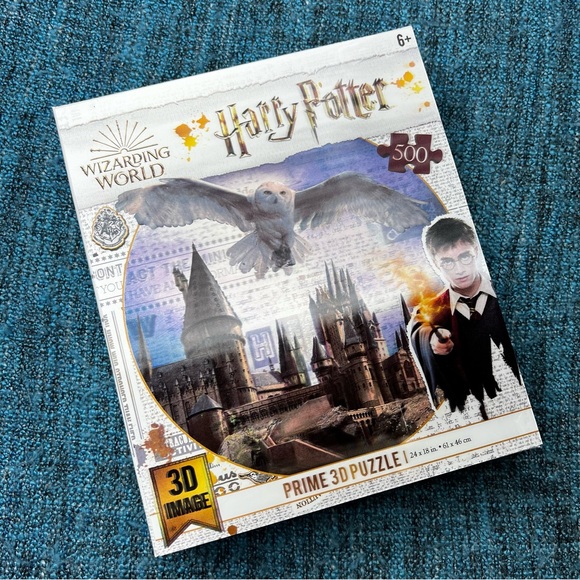 Harry Potter Puzzle 3D Image Hogwarts Castle 550 Piece Jigsaw - Picture 1 of 4